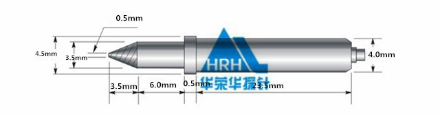 GP-11S、定位針、探針外徑為4.5mm ，長度為35.5mm、ICT測試針、功能夾具定位針、測試針、五金配件