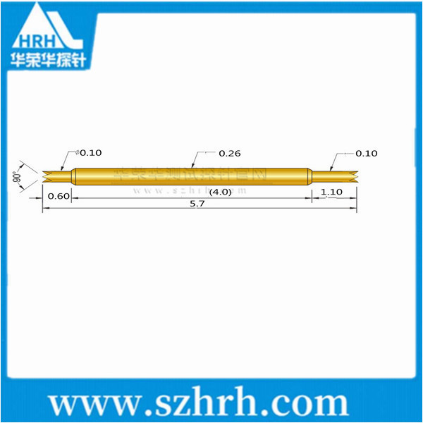 026-UU-5.7L，華榮華雙頭測試探針廠家