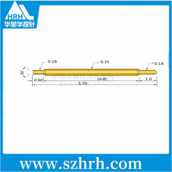 035-UJ-5.7L，華榮華雙頭測(cè)試探針廠家