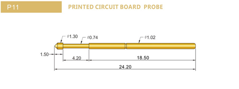 P11探針尺寸，華榮華測試探針選型，測試探針規(guī)格型號
